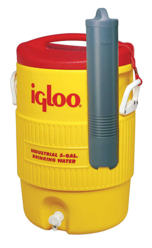 Igloo Red/Yellow 5 gal Water Cooler