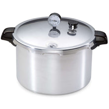 Load image into Gallery viewer, Presto Brushed Aluminum Pressure Cooker and Canner 16 qt