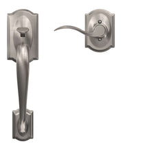 Load image into Gallery viewer, Schlage Camelot Satin Nickel Handleset Right or Left Handed