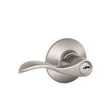 Load image into Gallery viewer, Schlage Accent Satin Nickel Entry Lockset 1-3/4 in.