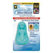 Load image into Gallery viewer, Mer-Maid No Scent Automatic Toilet Bowl Cleaner 4.58 oz Solid
