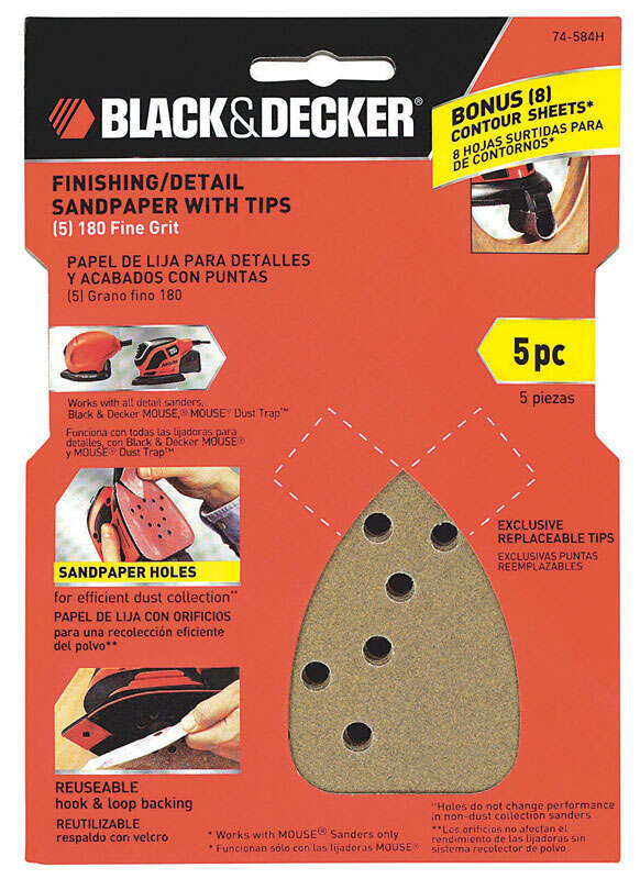 Black & Decker Mega Mouse Finishing & Detail Sandpaper