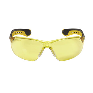 3M Safety Glasses Amber Lens Black/Yellow Frame 1 pc