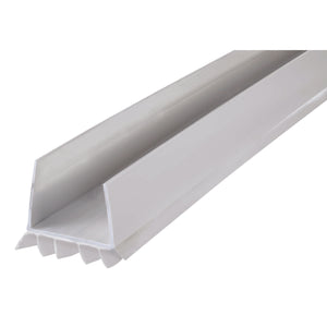 M-D Clinch White Vinyl Seal For Doors 36 in. L X 1.75 in.