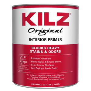 KILZ Original White Flat Oil-Based Primer 1 qt.