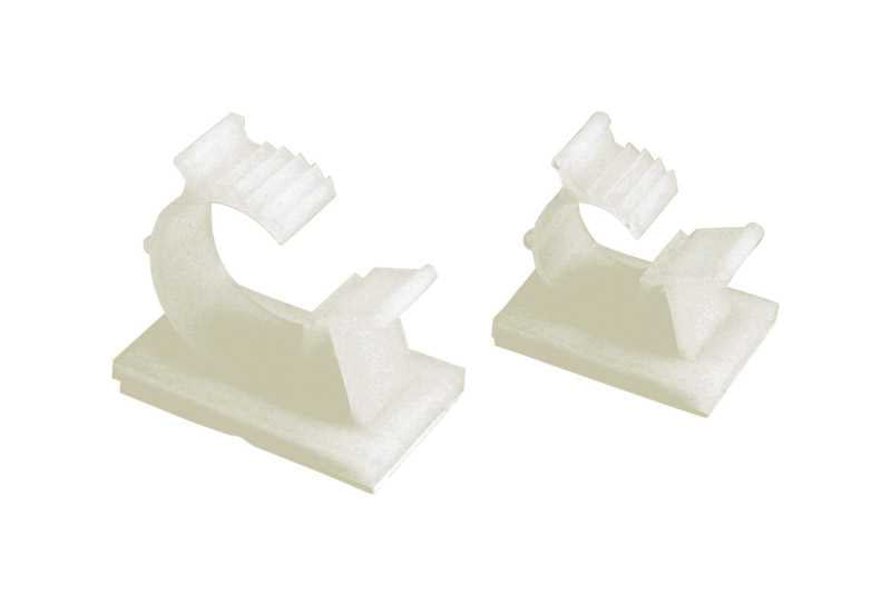 Gardner Bender 1/2 in. Dia. White Plastic Kwik Clip