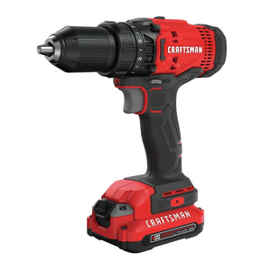 Craftsman 20 V 1/2 in. Brushed Cordless Compact Drill Kit (Battery & Charger)