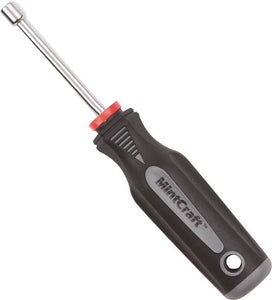 Vulcan Metric Nut Driver, 8 Mm Hex Drive, Carbon Steel, Chrome Plated