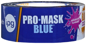 IPG 9532-1.5 Specialty Masking Tape, 60 yd L, 1.4 in W, 5-1/2 mil Thick, Synthetic Rubber Adhesive, Blue