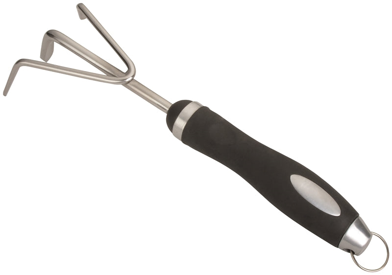 Landscapers Select Cultivator, Mirror Polished Stainless Steel, Ergonomic Soft Tpr Grip Handle