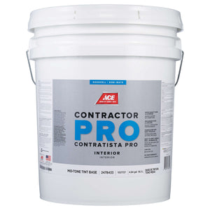 Ace Contractor Pro Eggshell Tint Base Mid-Tone Base Paint Interior 5 gal