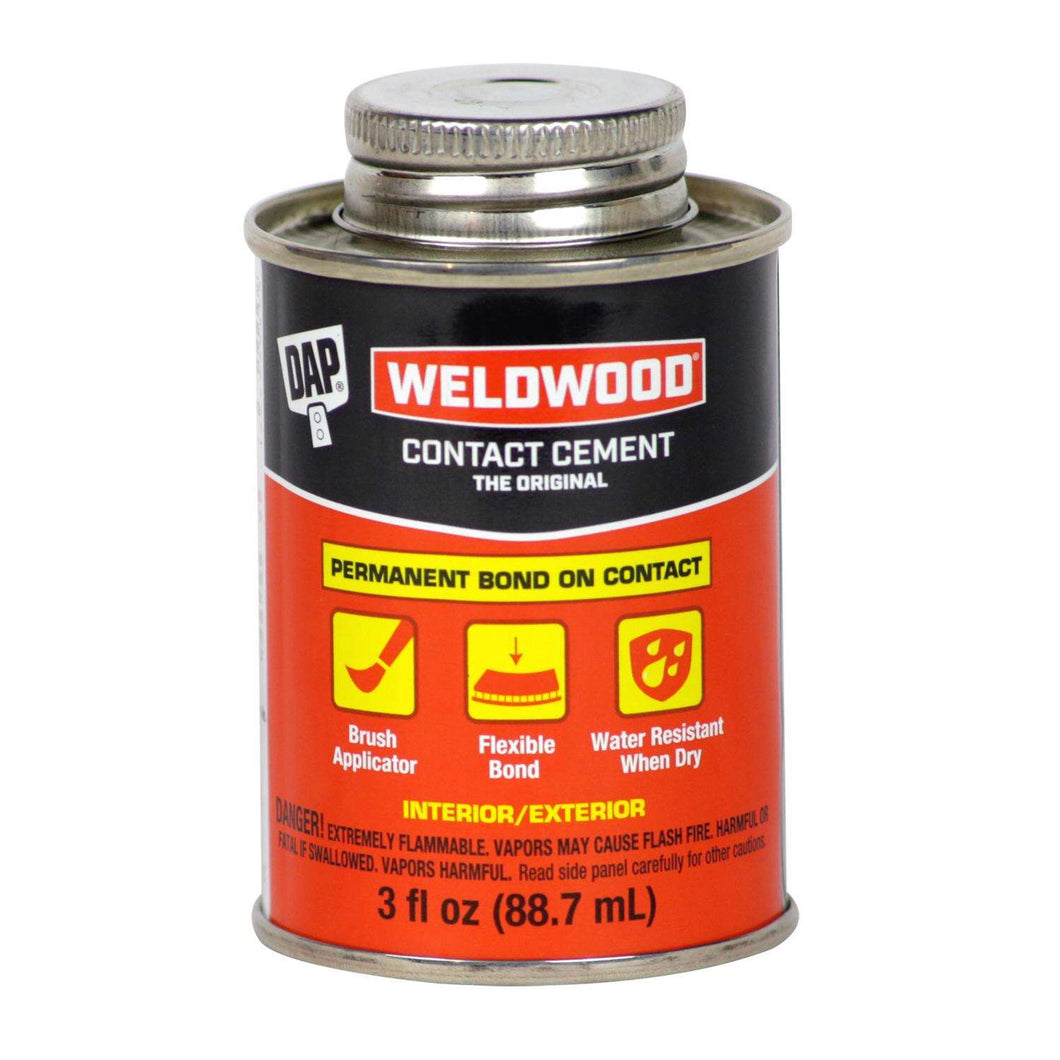 DAP Weldwood High Strength Rubber Contact Cement 3 oz