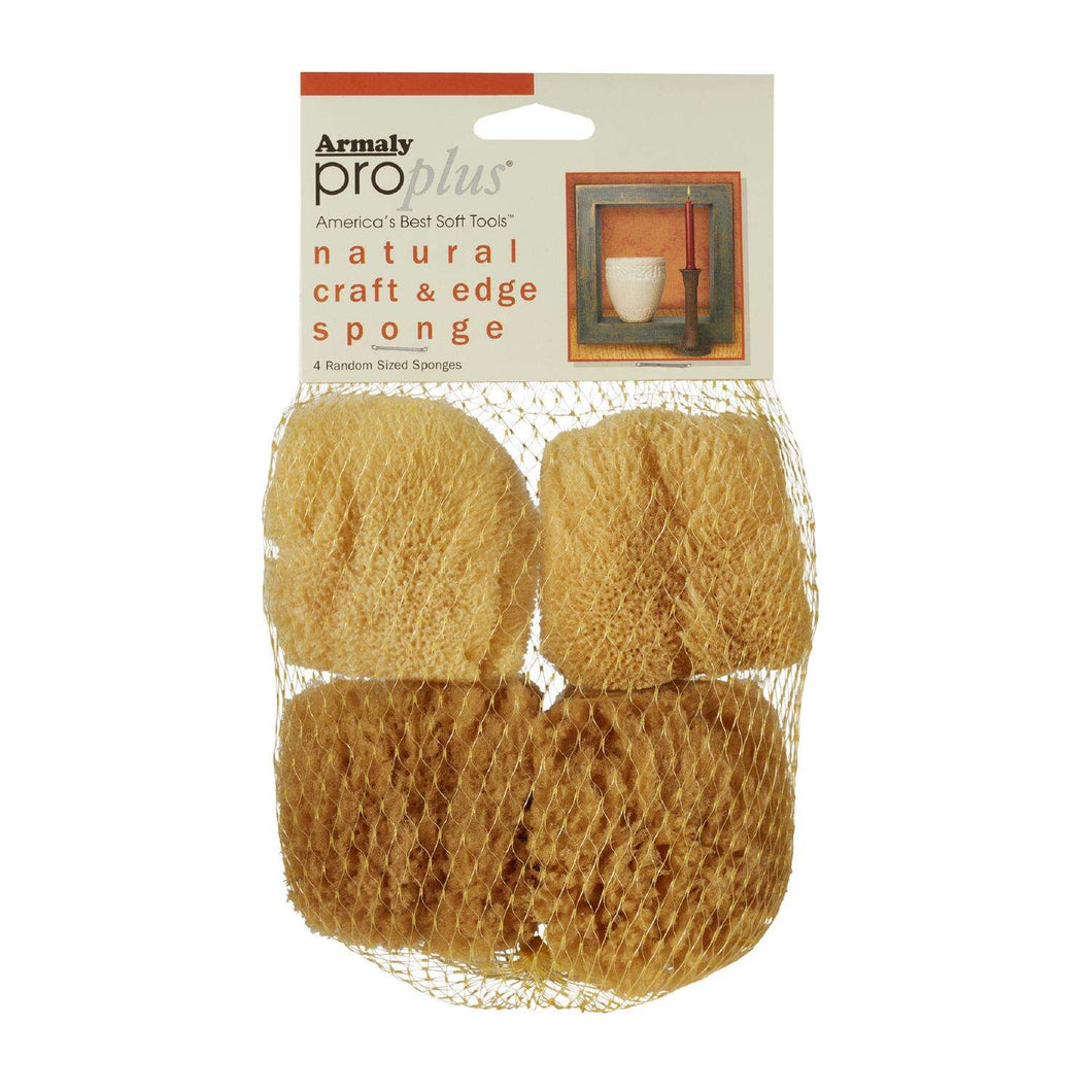 Armaly ProPlus 4 in. L Beige Natural Sponge Faux/Artist Natural Sea Sponge