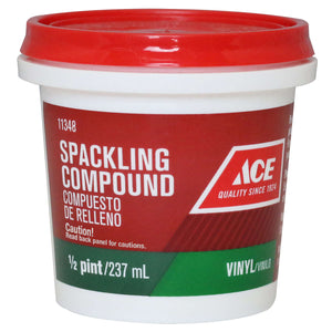 Ace Vinyl Ready to Use Off-White Spackling Compound 0.5 pt