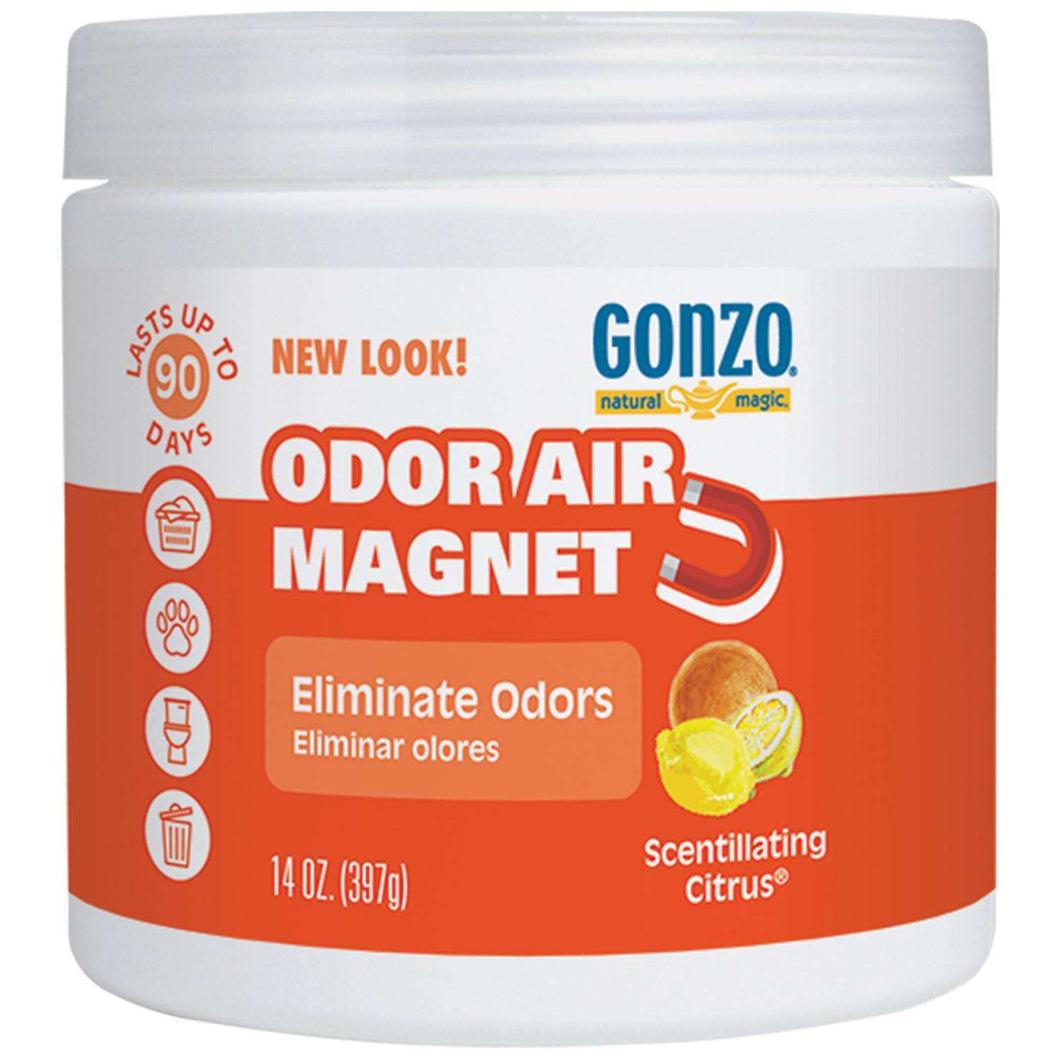 Gonzo Natural Magic Citrus Scent Odor Absorber 14 oz Gel