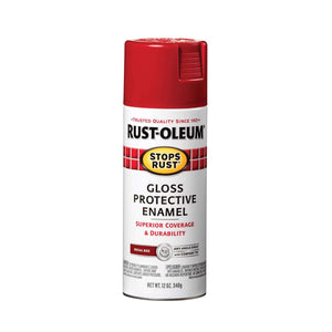 Rust-Oleum Stops Rust Gloss Regal Red Spray Paint 12 oz