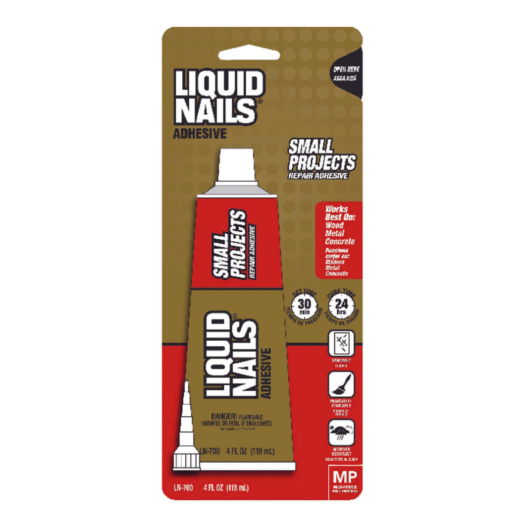 Liquid Nails Small Projects High Strength Latex Adhesive 4 oz