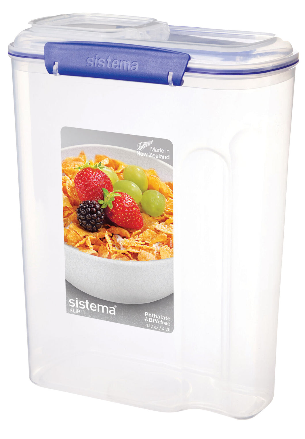 142-oz Sistema  Klip it Cereal Container
