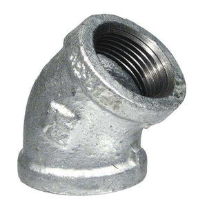 BK Products 1/2 in. FPT x 1/2 in. Dia. FPT Galvanized Malleable Iron Elbow