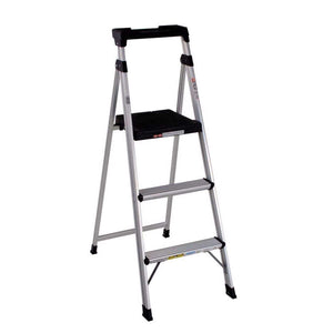 Cosco Lite Solutions 5 ft. H Aluminum Step Ladder Type II 225 lb. capacity