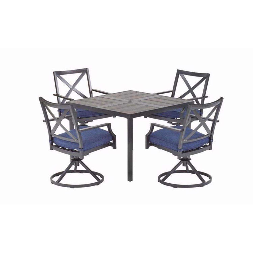 Living Accents Salem 5 pc Dining Set Navy