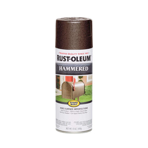 Rust-Oleum Stops Rust Hammered Brown Spray Paint 12 oz