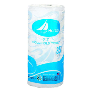 Harbor Paper Towels 85 sheet 2 ply 1 pk