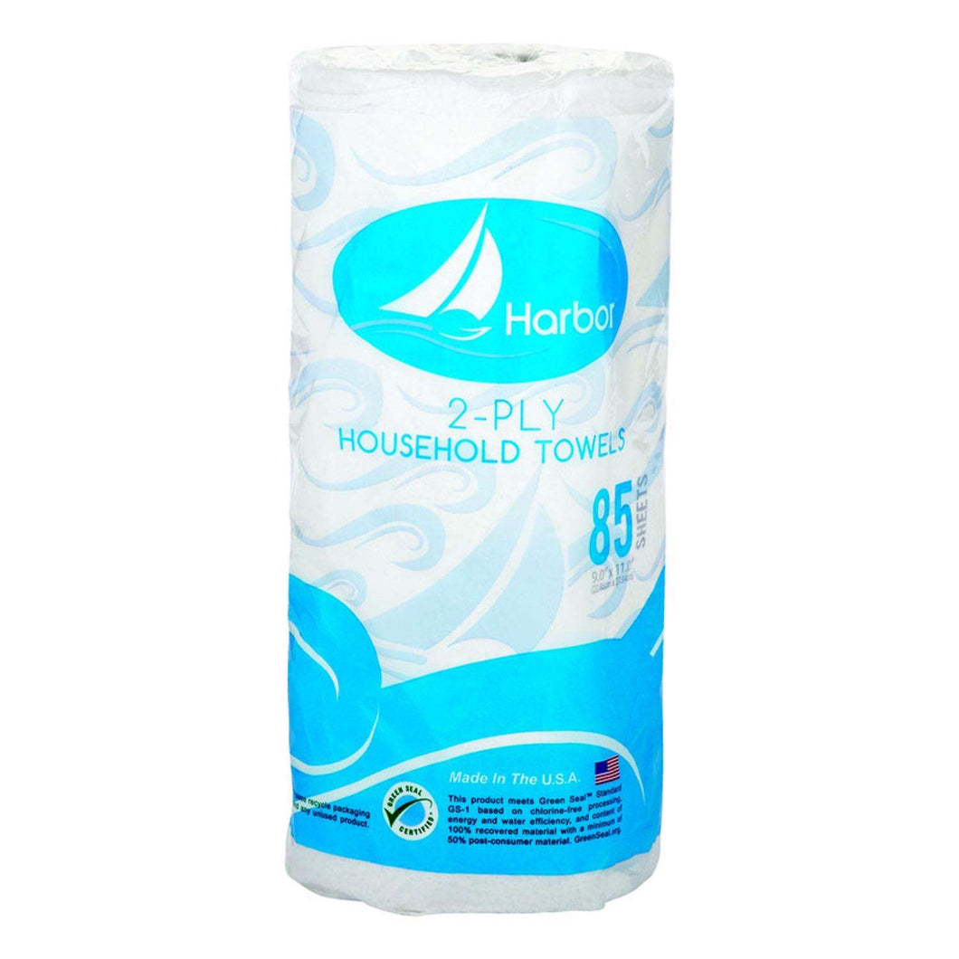 Harbor Paper Towels 85 sheet 2 ply 1 pk