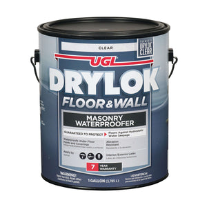 Drylok High-Gloss Clear Latex Masonry Waterproof Sealer 1 gal