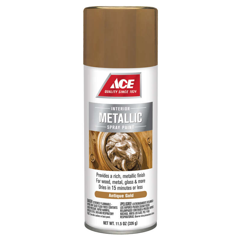 Ace Metallic Antique Gold Spray Paint 11.5 oz