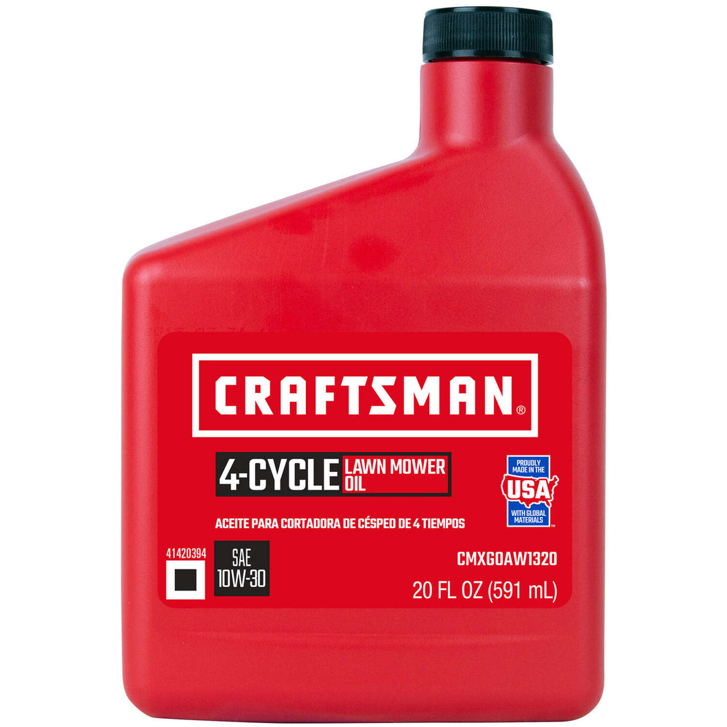Craftsman 10W-30 4-Cycle Lawn Mower Motor Oil 20