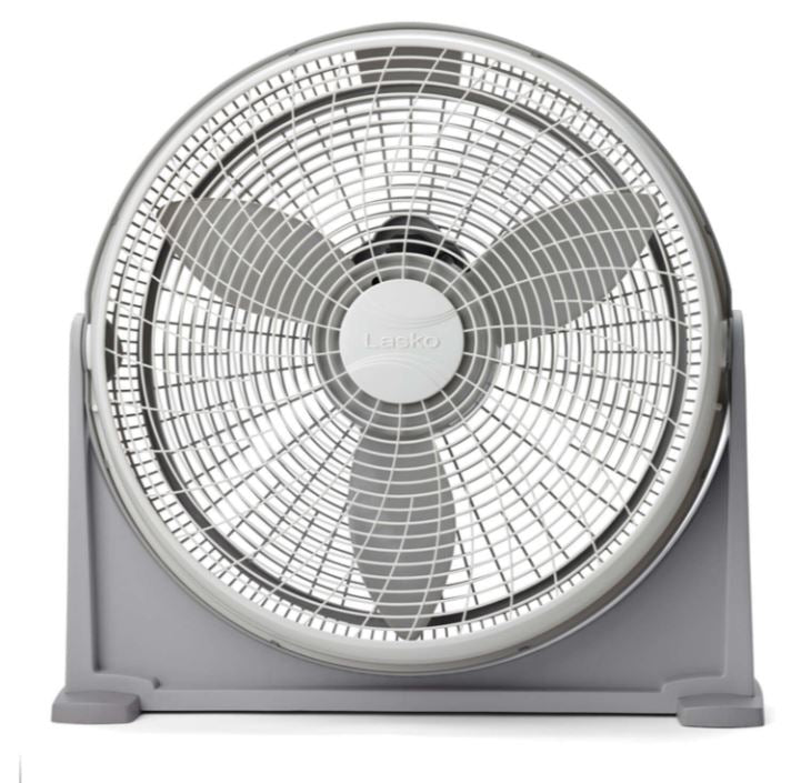 Lasko 26.22 in. H X 20 in. D 3 speed Air Circulator Fan