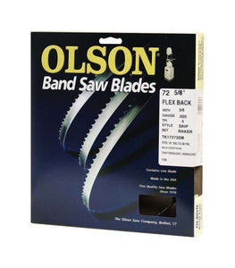 Olson 72.6 in. L X 0.4 in. W Carbon Steel Band Saw Blade 4 TPI Hook teeth 1 pk