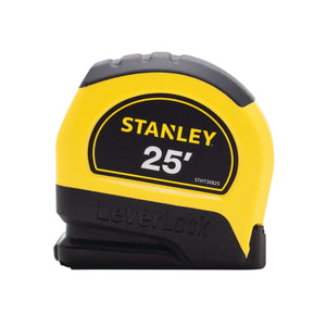 Stanley LeverLock 25 ft. L X 1 in. W Tape Measure 1 pk