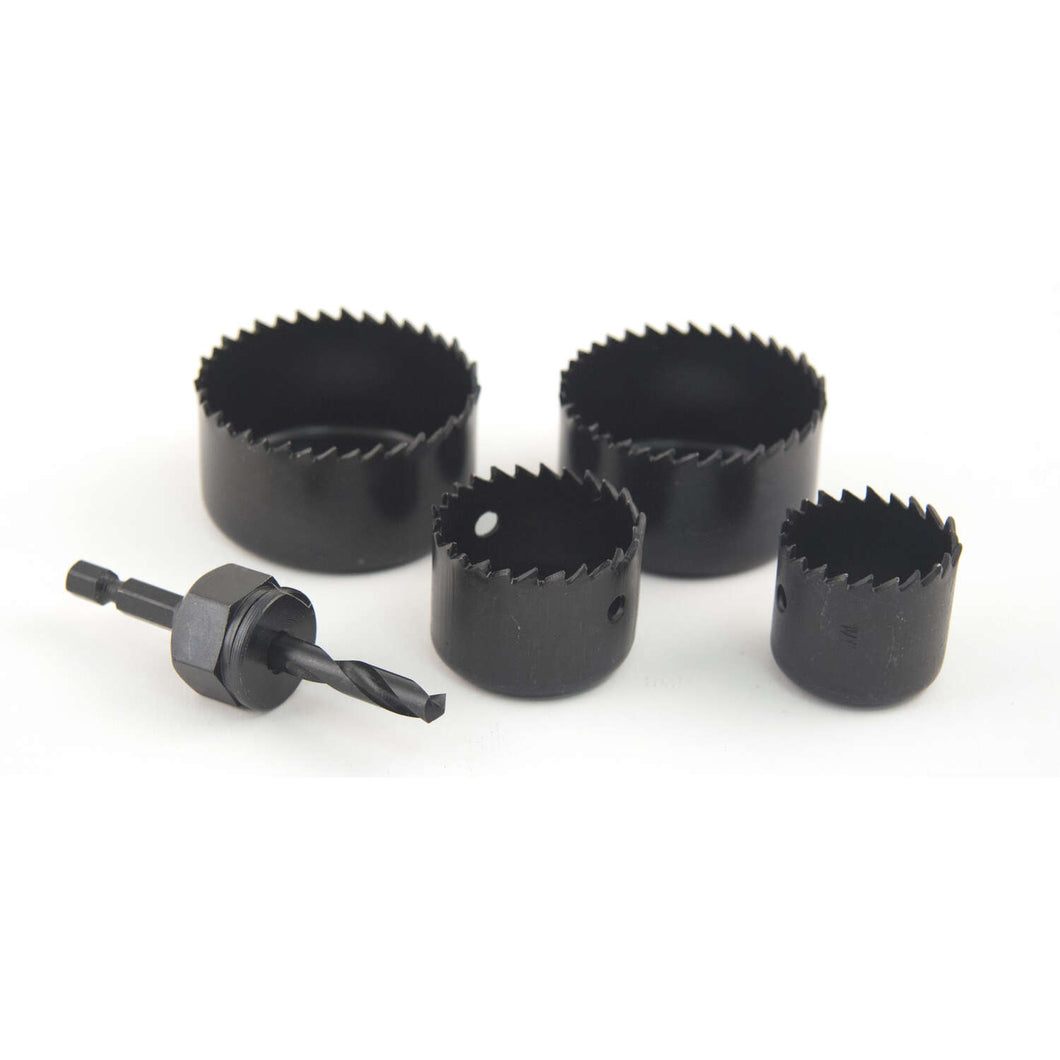 Ace 1-1/4 to 2-1/8 in. Carbon Steel Hole Saw Kit 5 pc