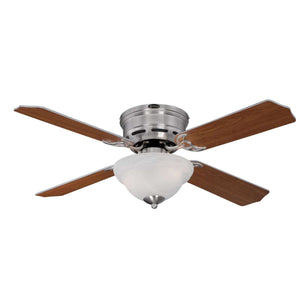 Westinghouse Hadley 42 in. Brushed Nickel Brown Indoor Ceiling Fan