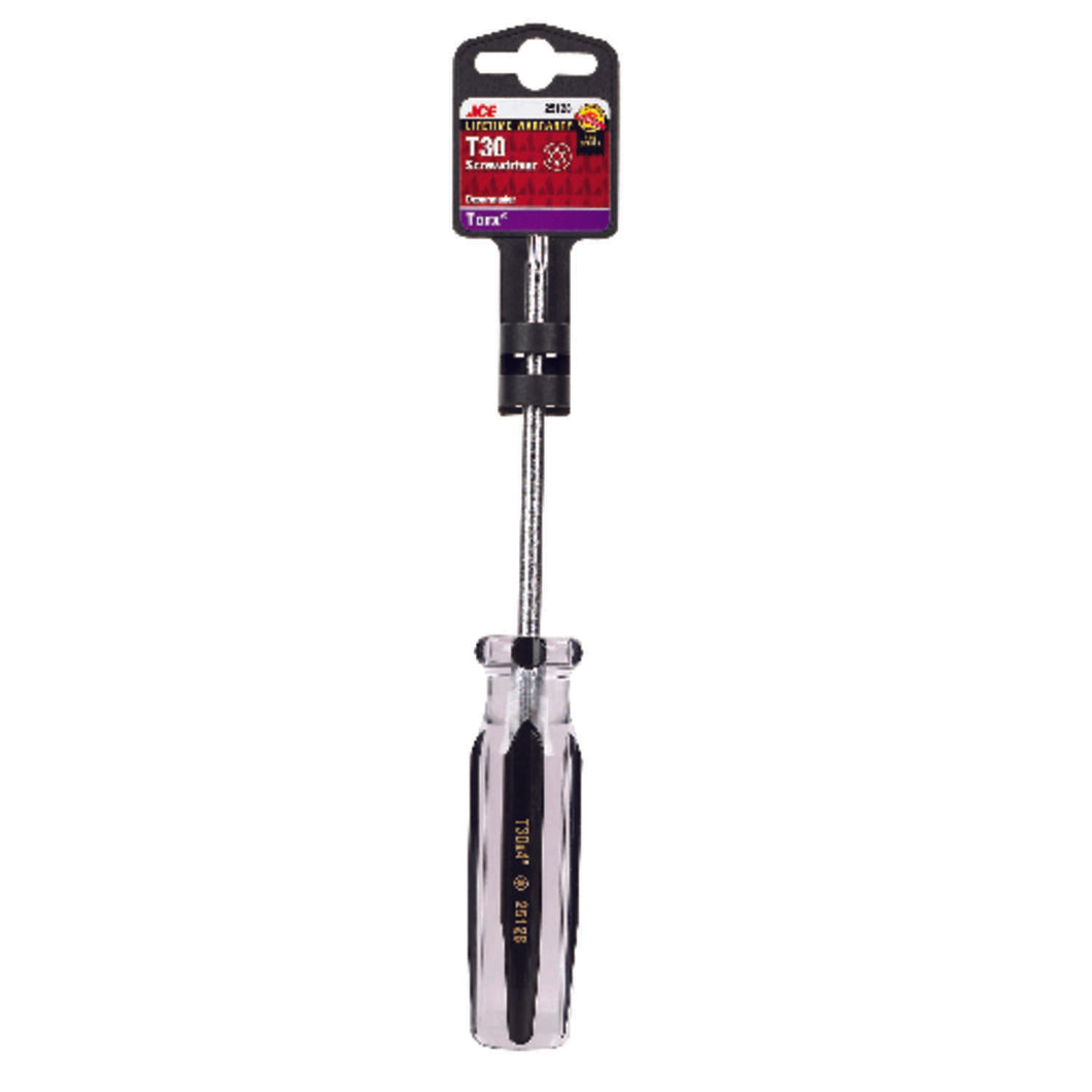 Ace T30 X 4 in. L Torx Screwdriver 1 pc