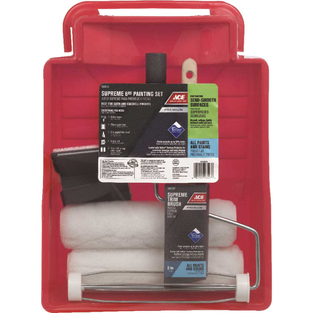 Ace 9 in. W Regular Paint Roller Kit Threaded End For Satin and Eggshell Finishes