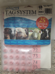 EAR TAG,A/F NUMBERED