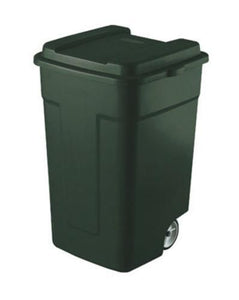 Rubbermaid Roughneck 50 gal. Plastic Wheeled Garbage Can Lid Included