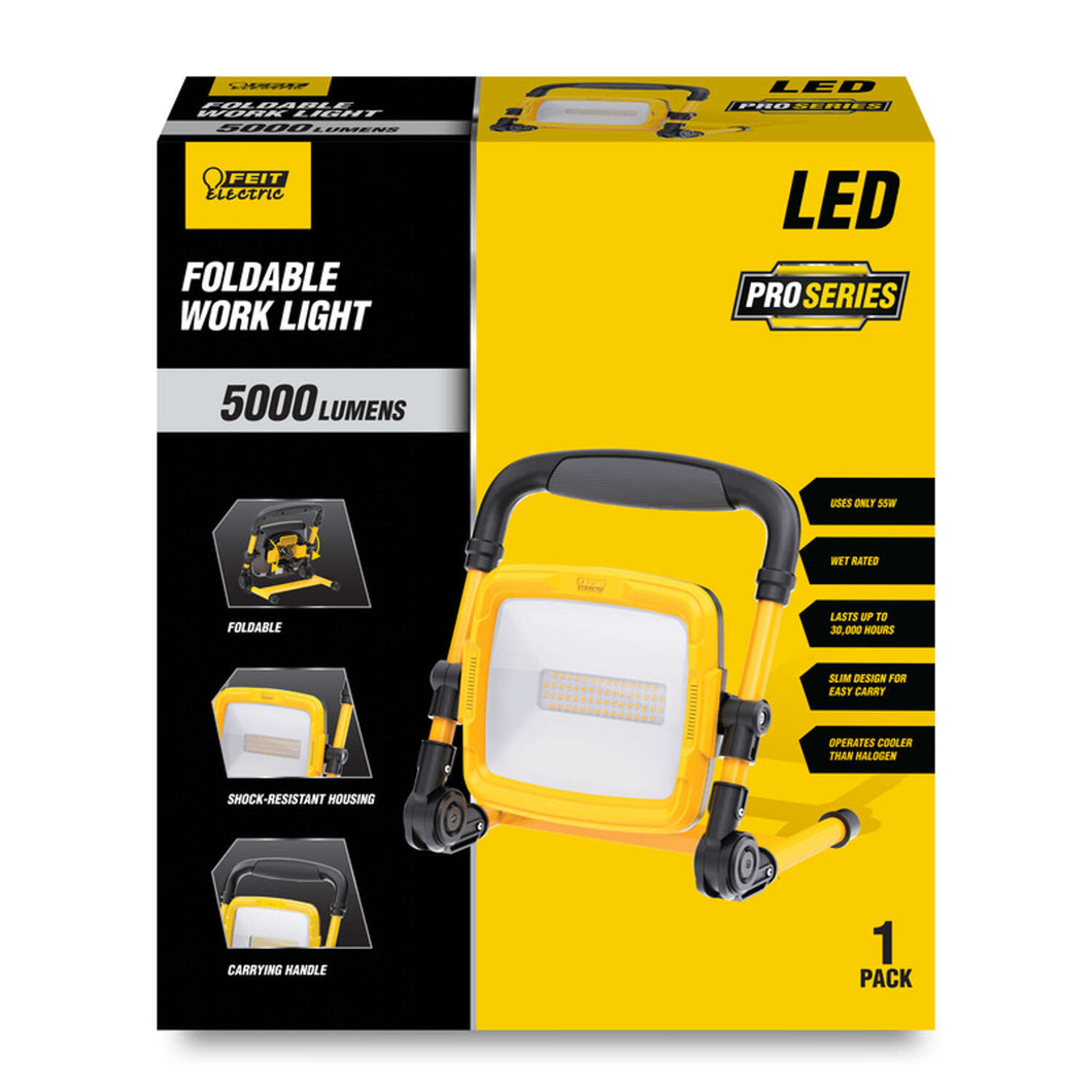 Feit Electric Pro Series 5000 lm LED Corded Stand (H or Scissor) Work Light