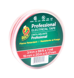 Duck Brand 3/4 in. W x 66 ft. L Red Vinyl Electrical Tape