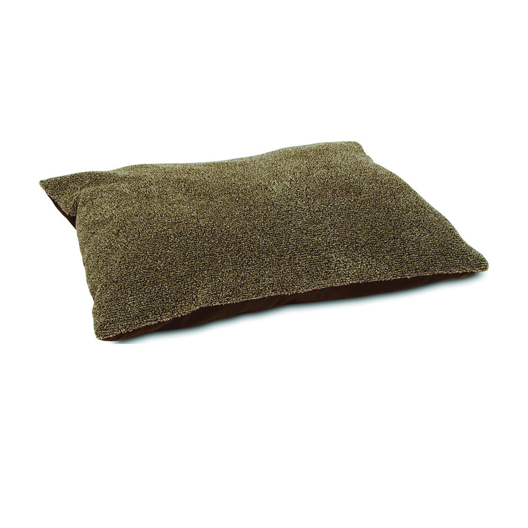 Aspenpet  Pillow Pet Bed, 36 in L, 27 in W, Polyester Fill, Fleck Plush Cover