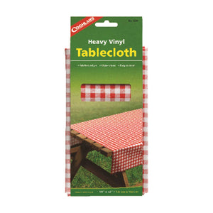 Coghlan's Red 10.000 in. H x 4.5 ft. L x 6 ft. W Vinyl Tablecloth