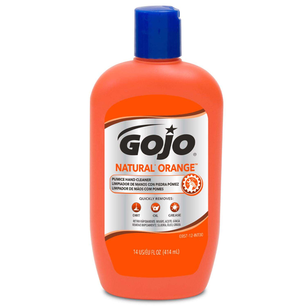 Gojo Natural Orange Scent Pumice Hand Cleaner 14 oz
