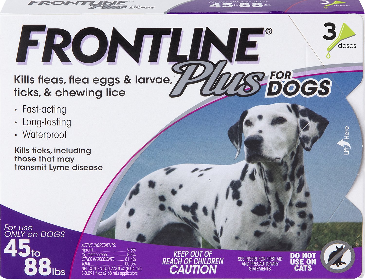 Best Flea Meds For Dogs 2019 FRONTLINE PLUS UP TO88LBS