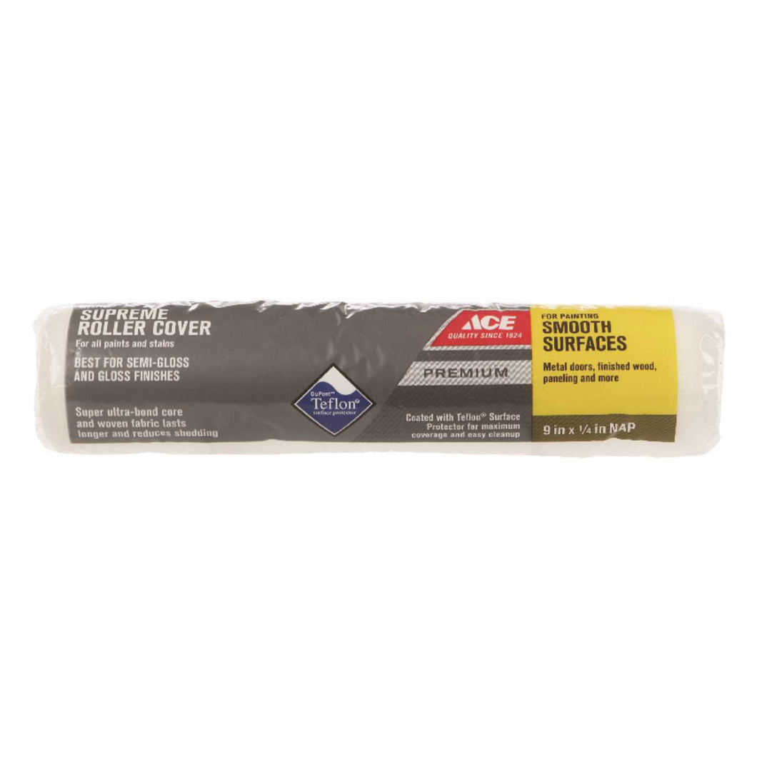 Ace Premium Dralon 1/4 in. x 9 in. W Paint Roller Cover 1 pk
