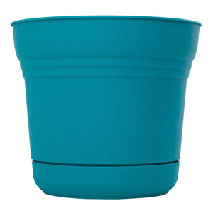 Bloem 4.5 in. H X 5 in. D Resin Planter Teal