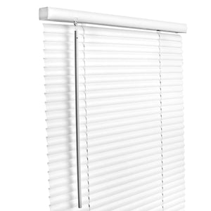 Living Accents Vinyl 1 in. Blinds 36 in. W X 64 in. H White Cordless