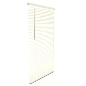 Living Accents Vinyl 1 in. Blinds 52 in. W X 64 in. H Alabaster Cordless